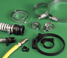 Hose Clamps in Three Styles to secure fittings to tubing